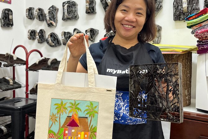Batik Bag Painting Workshop by myBatik - Batik bag painting at myBatik, close enough for a KL day