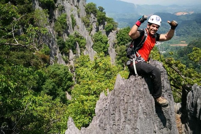 Climb and Abseiling Hidden Pinnacles of Takun - The hidden pinnacles: razor-sharp rock, short scramble, big payoff