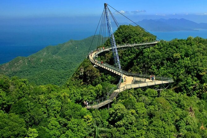 Combo - Cable Car & Sky Bridge And Tg. Rhu Mangrove Private Boat Tour With Lunch - Sky Bridge on Gunung Mat Cincang: breathtaking, but plan for crowds and walking