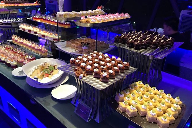 Dine-in at Orbit Revolving restaurant Kuala Lumpur(with transfer) - The buffet meal, how to eat well without wasting time