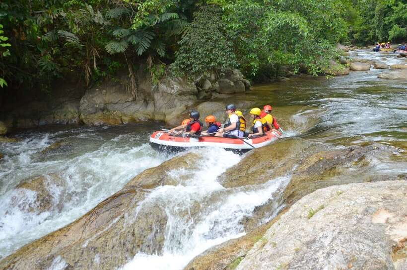 From Kuala Lumpur: Kampar River White Water Rafting - The Kampar River run: nine major rapids plus quiet water breaks