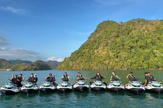 Jet Ski Tour Mee Udang Pulau Tuba - From Penarak Bamboo Beach to the Tuba Strait Views