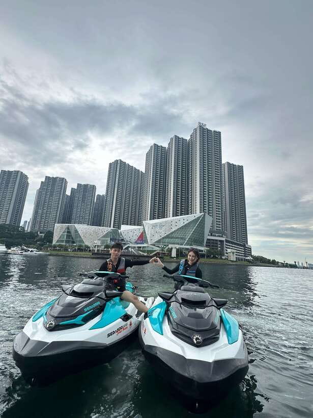 Johor Bahru : Seadoo JetSki 30mins Self Ride Tour(Single) - The route highlights: Woodlands, Sembawang Park, TheZon, Stulang Beach, RTS Link