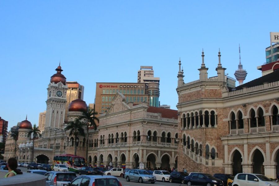 Kuala Lumpur: City Tour & Batu Caves Combo - Independence Square: colonial buildings, Sultan Abdul Samad, and the I heart KL sign