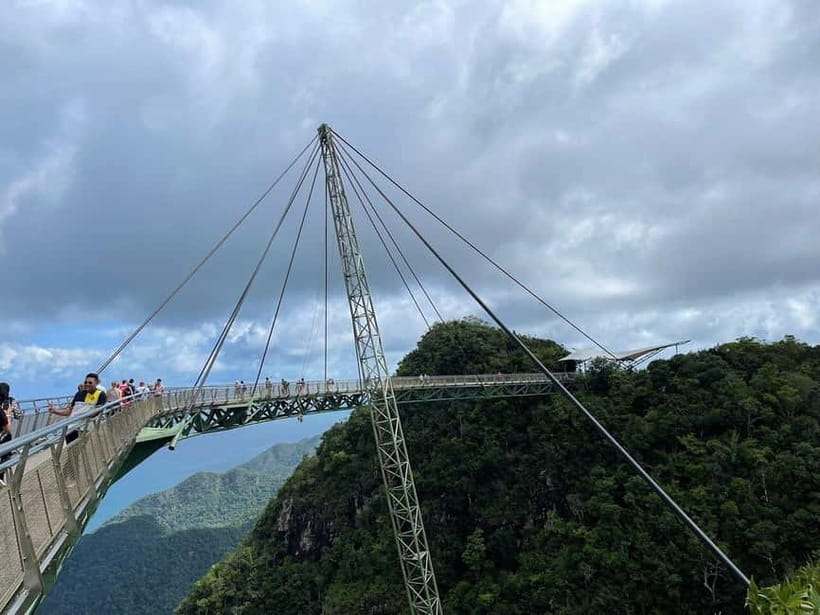 Langkawi cable car and Skybridge Tickets - Viewing platforms, interpretive signs, and the cliff-edge cafe