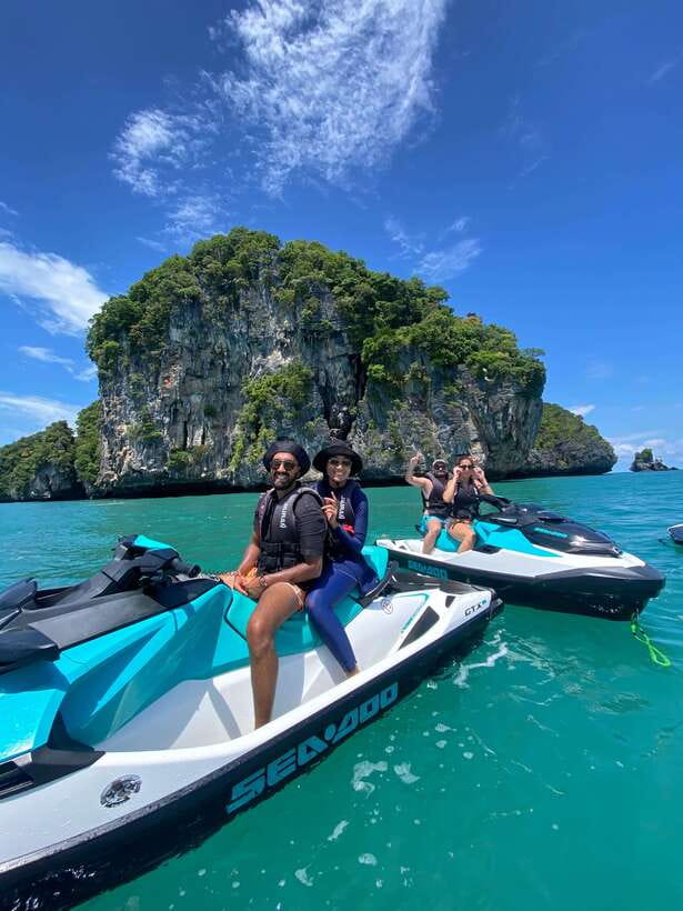 Langkawi Jet Ski Tour Dayang Bunting Free Drone Video - Meeting point, pickup, and what the day timing really means