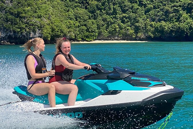 Langkawi Jet Ski Tour Silver Package with Free Drone Video - Red Ray Watersports by Cenang Beach: start fast, then go with the flow