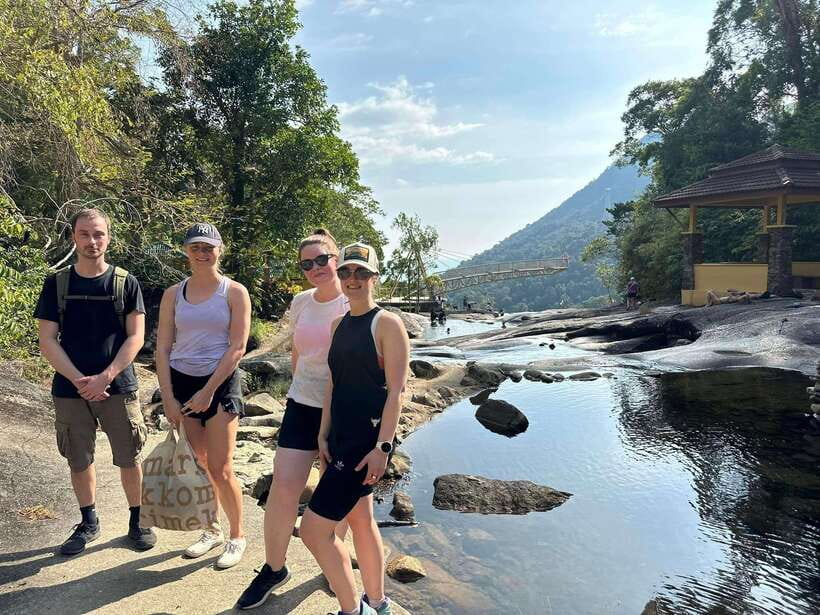 Langkawi: Seven Wells Waterfalls and Sacred Blue Pool Trip - From CoffeeNuts Cafe to the Safety Briefing