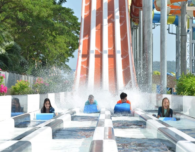 Langkawi: Splash Out Water Theme Park Admission Ticket - Slide towers: how Spiral Washout and Tornado Chaser fit into a family day