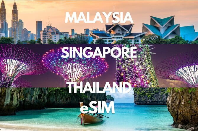 Malaysia eSIM (1 to 30 days. Up to 60GB of Data) - Switching carriers across countries without the SIM shop drama