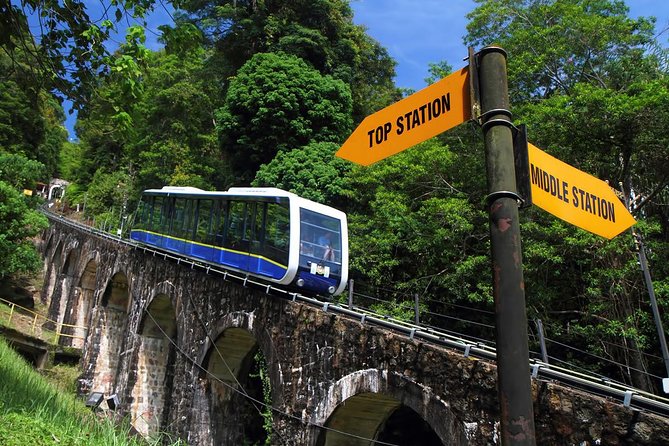 Penang City & temple Tour with Penang Hill Train Fast Lane Ticket - Penang Hill Funicular With Fast Lane, Plus the 833 m View