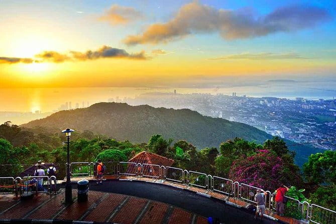 Penang Day Trip with Temple and Penang Hill Tickets (Fast Lane) - Penang Hill funicular with Fast Lane tickets, and those views at the top