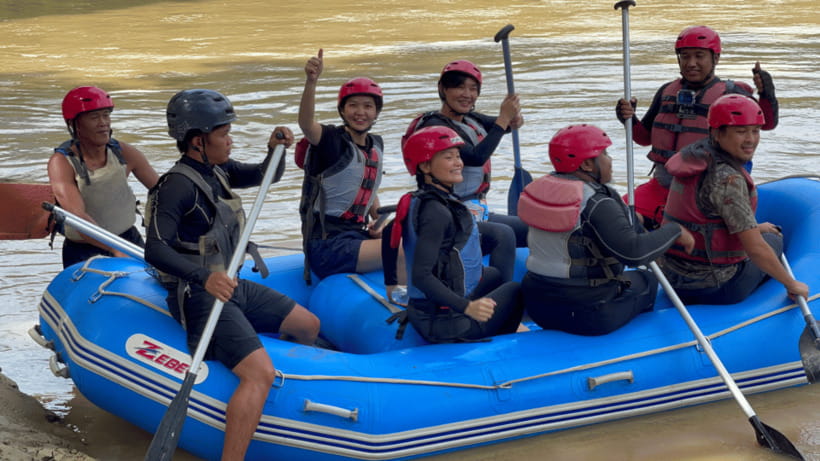 Sabah: White Water Rafting Grade 3-4 at Padas River - From Kota Kinabalu to Padas, via Pangi Railway Station