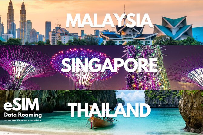 Singapore, Thailand & Malaysia eSIM: 0.5GB Daily to 30GB-30 Days - Quick hits you will care about